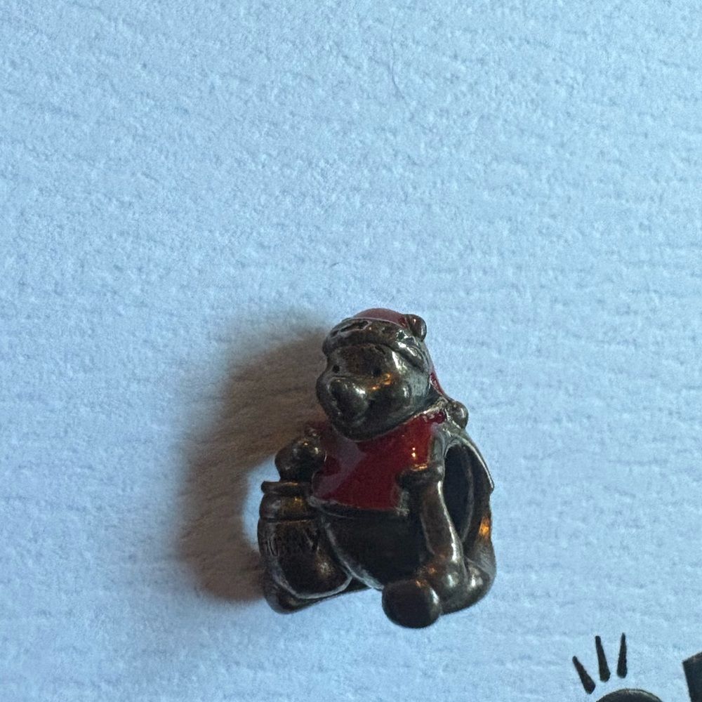 Pandora Winnie the Pooh red enamel